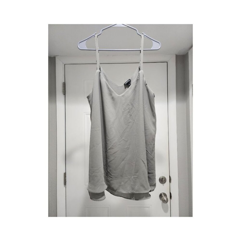 Torrid Sage Green Chiffon Blouse